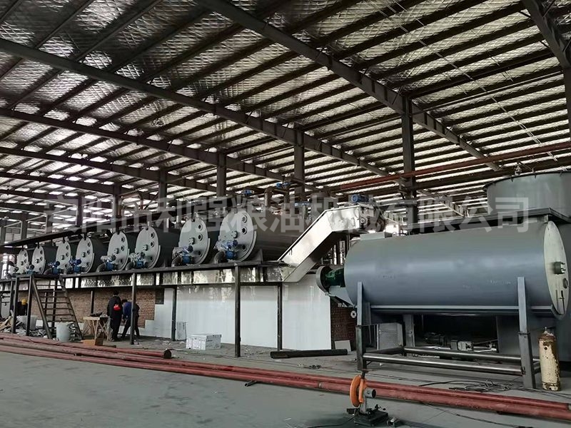安徽潤泰200噸自動化動物油熬煉設備生產(chǎn)線